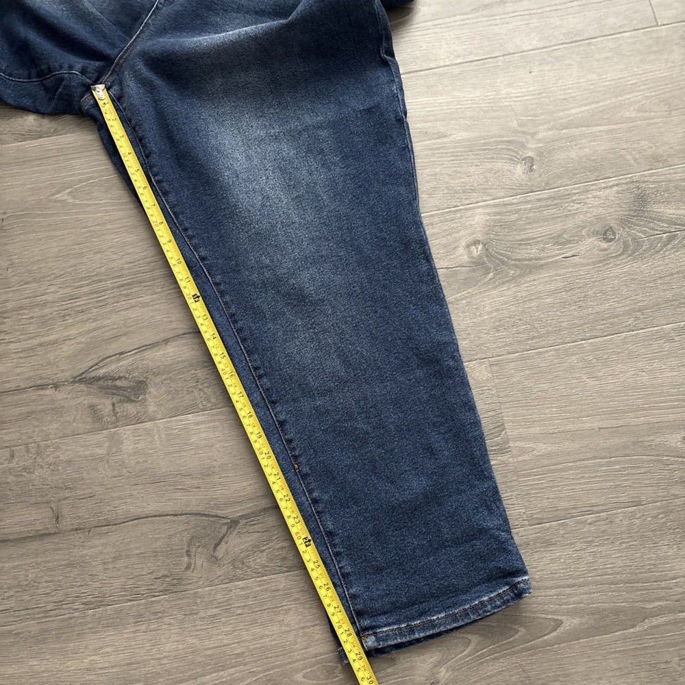 Molly & Isadora Girlfriend High Rise Jeans Womens Plus size 26W Distressed - Picture 9 of 13